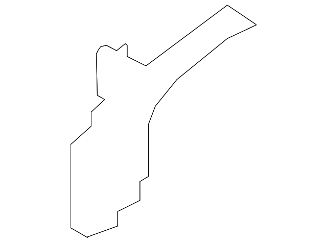 T2R2259 Деталь DEFLECTOR, LEFT