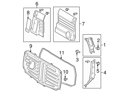 BODY/INTERIOR TRIM - CAB for 2009 Toyota Tundra #7