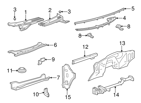 Body/Cowl for 2003 Ford F-150 #2