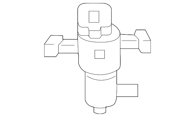 T2R1400 Деталь WASHER NOZZLE, LEFT