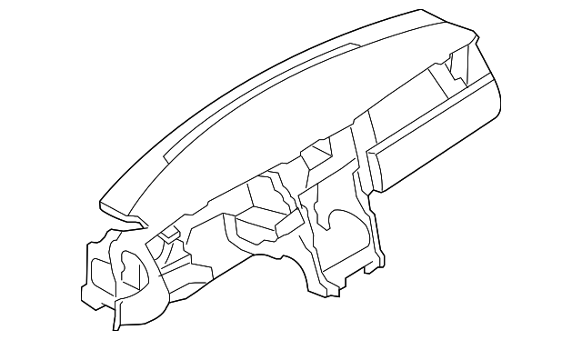 8R3Z-6304320-AC Деталь INSTRUMENT PANEL