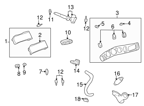 Electrical/Driver Information Center for 2005 Buick LeSabre #1
