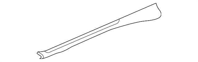 FJA1171AC Деталь UPPER RAIL, LEFT