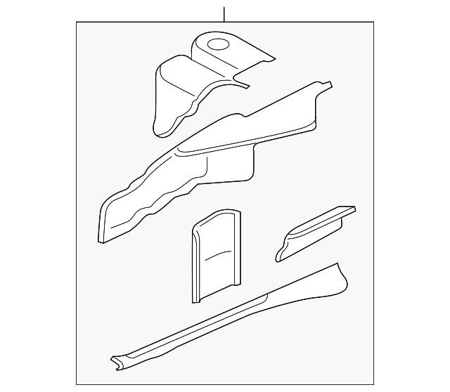 FJG3990AA Деталь APRON ASSY, RIGHT