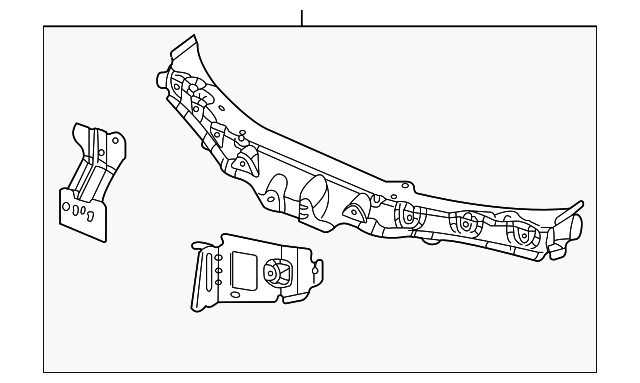 10355371 Деталь RADIATOR SUPPORT
