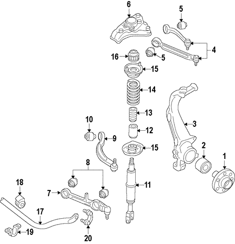 Suspension Components for 2016 Audi Q5 #1