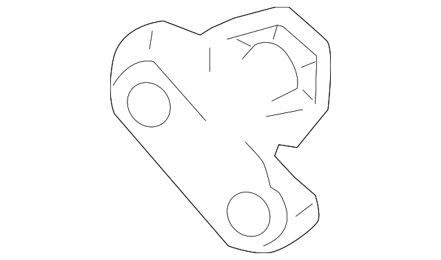 19184243 Деталь LIFT CYLINDER BRACKET, LEFT