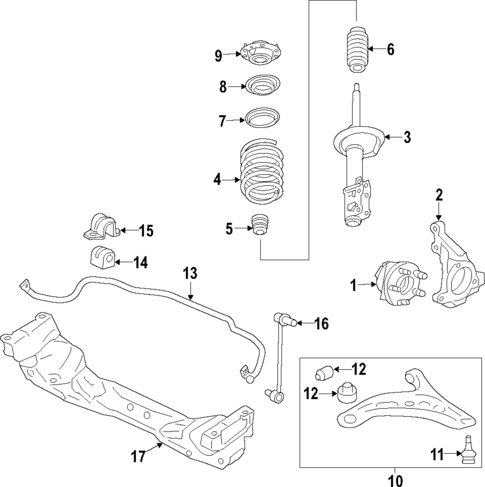 Suspension Components for 1991 Subaru Legacy #4