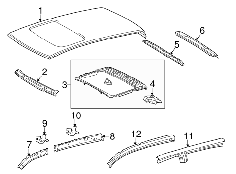 BODY/ROOF & COMPONENTS for 2014 Toyota Tundra #1