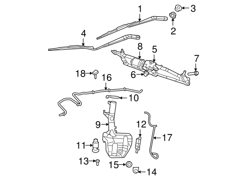 Electrical/Wipers for 2014 Chrysler Town & Country #1