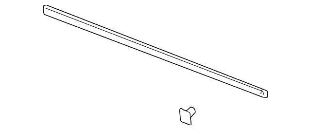 12830175 Деталь BODY SIDE MLDG, LEFT