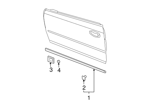 9-3 EXTERIOR TRIM - DOOR