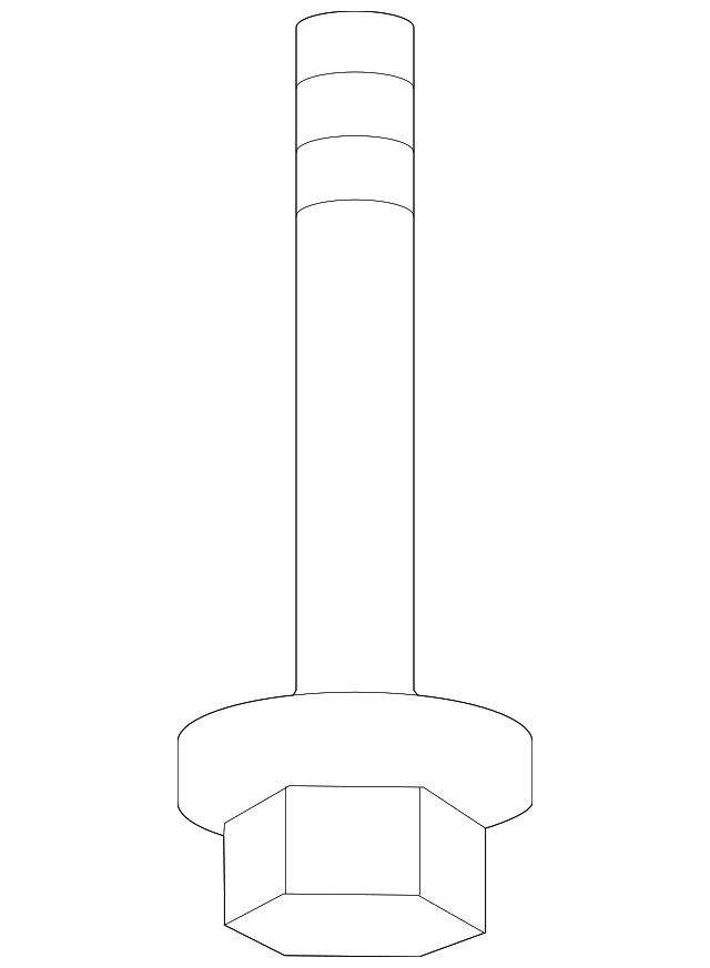 88973063 Деталь SUSP CROSSMEMBER FRONT BOLT, LEFT