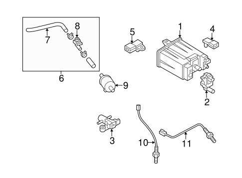 Emission Components for 2013 Infiniti M56 #1