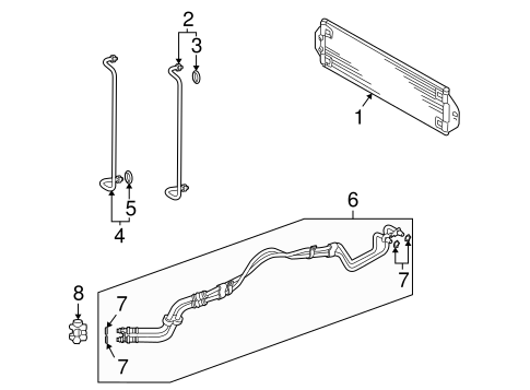 Cayenne TRANS OIL COOLER