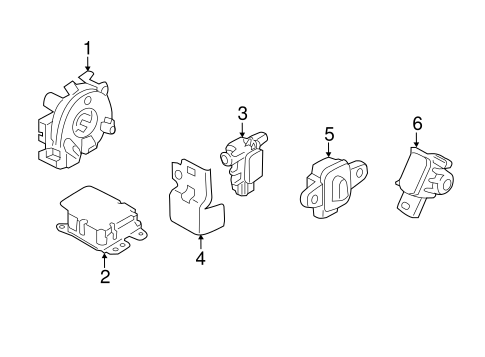 Air Bag Components for 2019 Infiniti Q50 #0