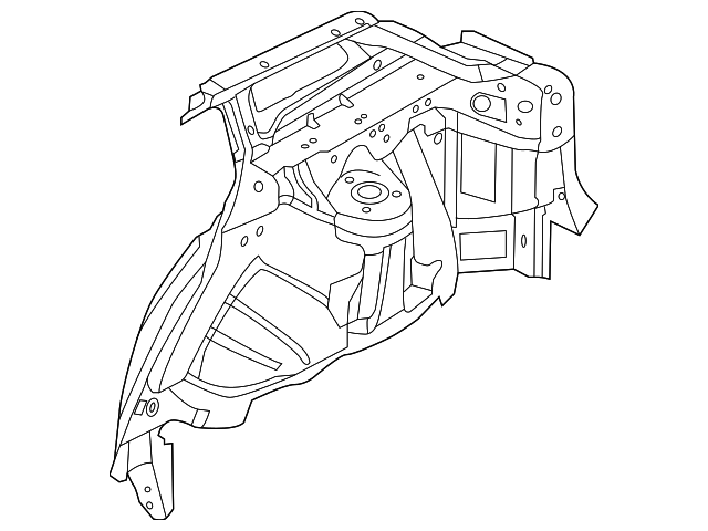 LR072705 Деталь INNER PANEL, RIGHT