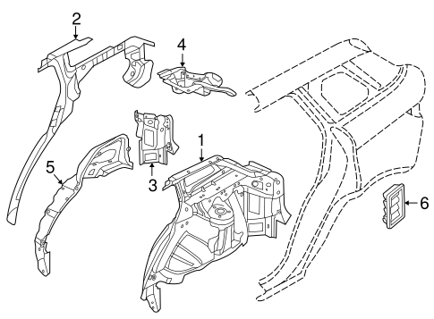 Range Rover Evoque INNER COMPONENTS 2