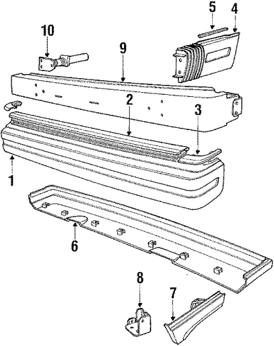 780 BUMPER & COMPONENTS - REAR