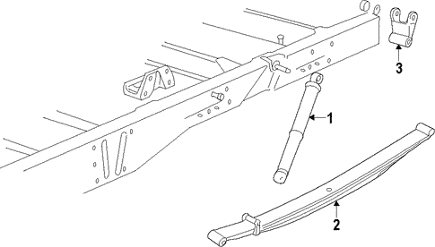 Rear Suspension for 2018 Chevrolet Express 2500 #1