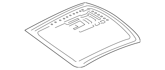FP5Z-54500A18-B FRONT GLASS