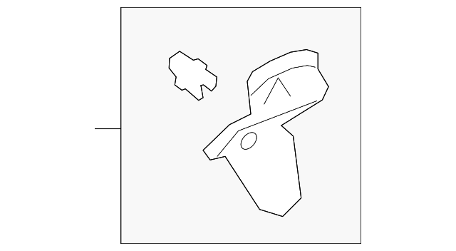 CV6Z-5452019-AA Деталь PILLAR TRIM, LEFT