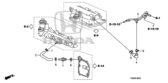 ENGINE/PCV TUBE for 2012 Honda INSIGHT #1