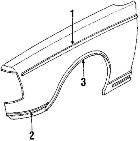 244 EXTERIOR TRIM - FENDER