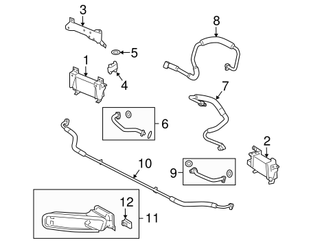 XF ENGINE OIL COOLER 2