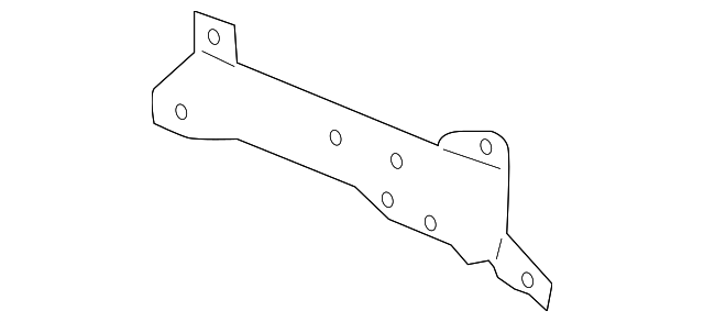 C2Z4187 Деталь MOUNT BRACKET, LEFT