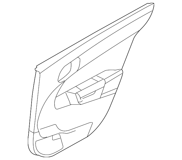 94700955 Деталь DOOR TRIM PANEL, LEFT