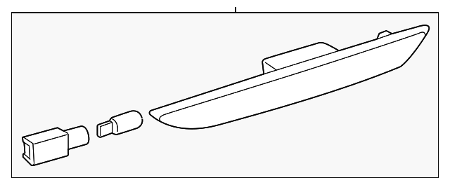 FR3Z-15A201-A Деталь SIDE MARKER LAMP, LEFT