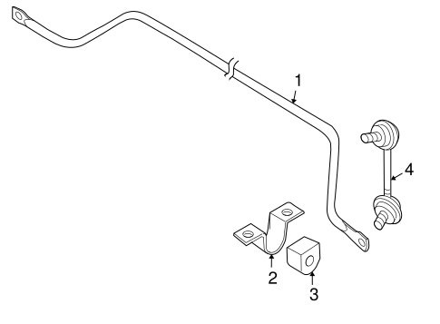 Rear Suspension/Stabilizer Bar & Components for 2011 Nissan Altima #1