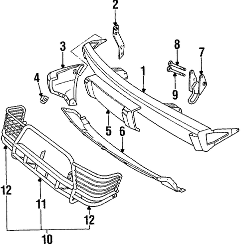 Discovery BUMPER & COMPONENTS - FRONT