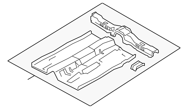 YS4Z5411135SA Деталь FLOOR PAN ASSY