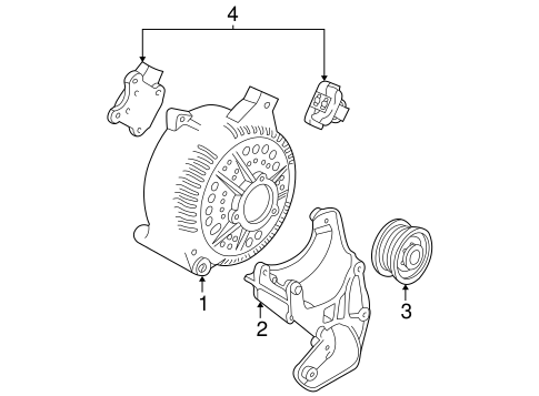 Alternator for 2006 Ford E-350 Super Duty #0