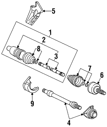 Cougar DRIVE AXLES