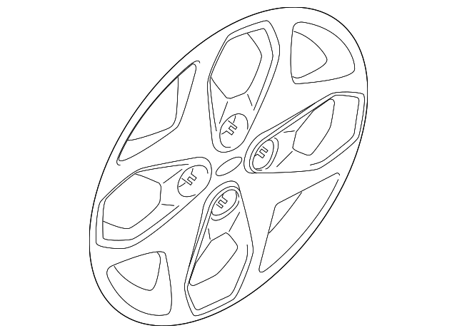 BE8Z-1130-B Деталь WHEEL COVER