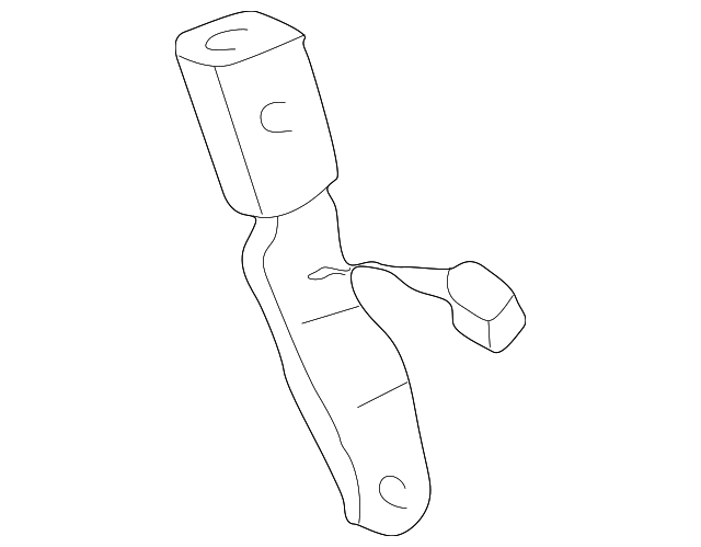 9167652 Деталь BUCKLE, RIGHT
