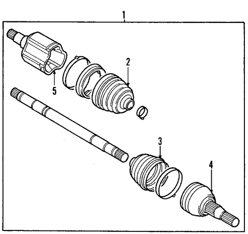 Acadia AXLE SHAFTS & JOINTS