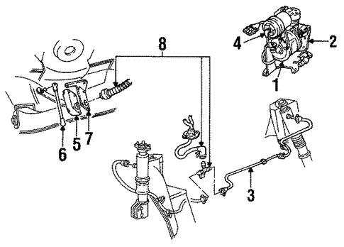 Auto Leveling Components for 1998 Oldsmobile 88 #0