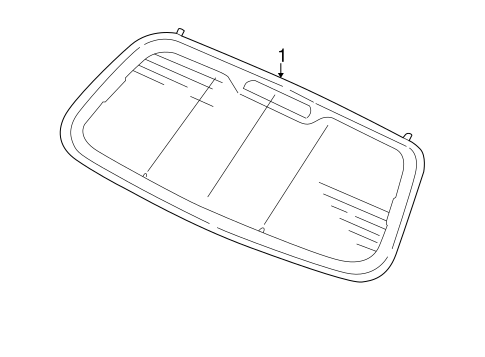 X-Type GLASS & HARDWARE - BACK
