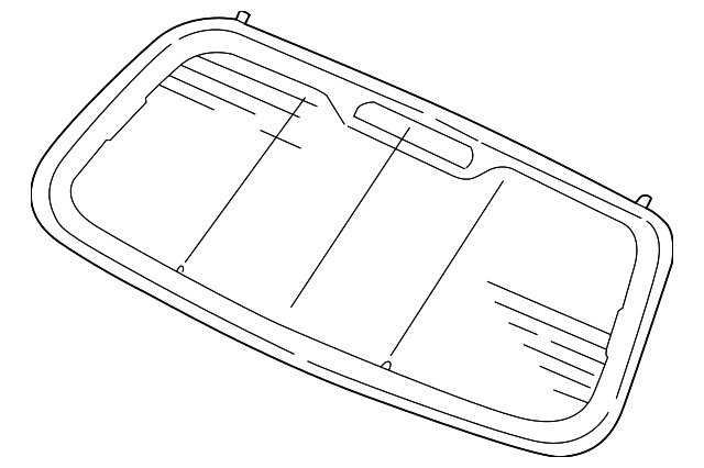 C2S50631 Деталь BACK GLASS