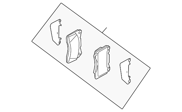 32011463 Деталь FRONT PADS
