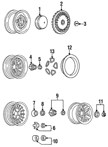 Camaro WHEEL COVERS & TRIM