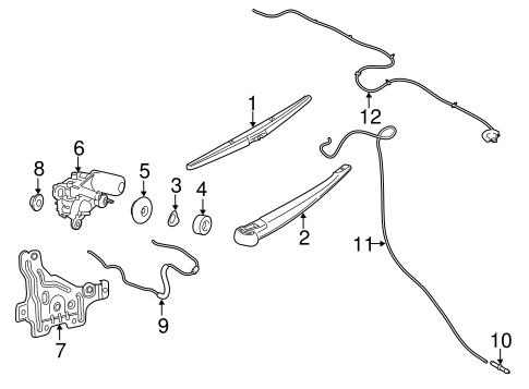 Body/Wiper & Washer Components for 2016 Ford Transit Connect #1