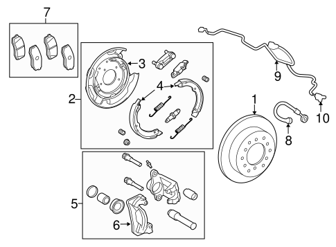 BRAKES/BRAKE COMPONENTS for 2015 Toyota Tundra #1
