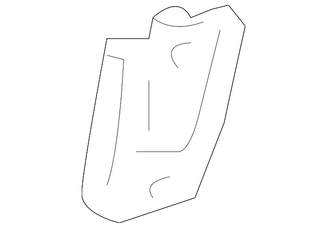 88970537 Деталь REINFORCEMENT UPPER BRACKET, RIGHT