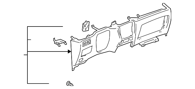 88970546 Деталь INSTRUMENT PANEL