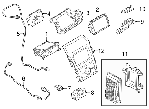 Body/Sound System for 2013 Ford Explorer #3